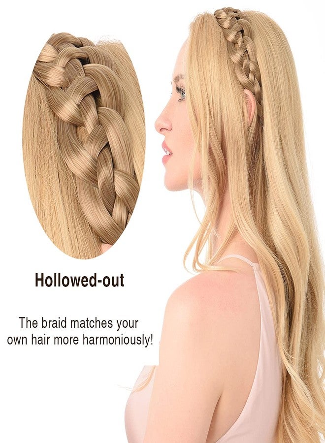DIGUAN Hollow out Synthetic Hair Braided Headband Hairpiece Women Girl Beauty accessory for Women (Natural Black) - Image 4